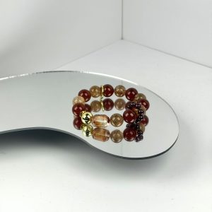 Passion & Protection Crystal Bracelet – Vitality & Good Luck