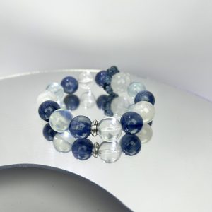 Calm & Clarity Crystal Bracelet – Soothe Mind, Enhance Wisdom