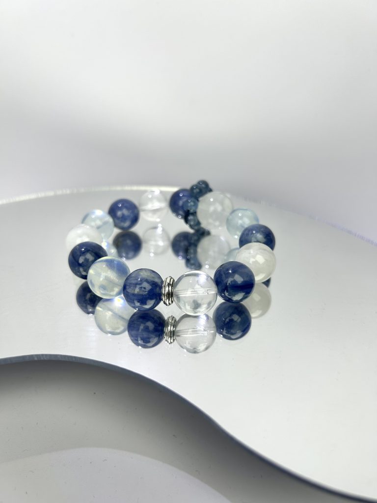 Celestial collection — Serenity Bracelet — Kyanite, Aquamarine