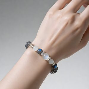 Lunar Glow Bracelet worn on the wrist