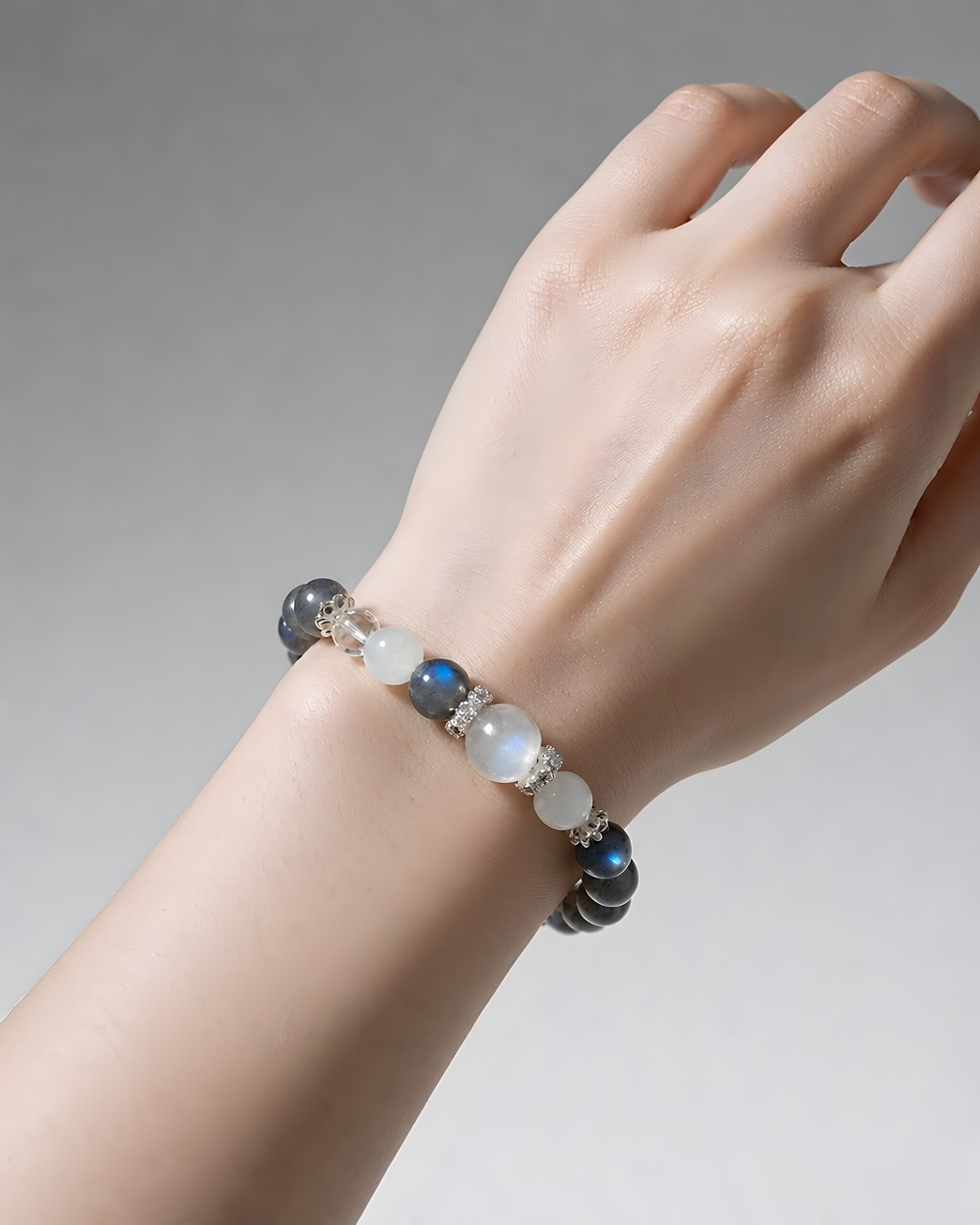 Lunar Glow Bracelet worn on the wrist